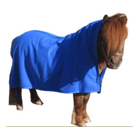 Wahlsten Pony Fleece Cooler - blå - Shetland (85-100cm)
