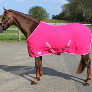 QHP Fleece dækken | Pink